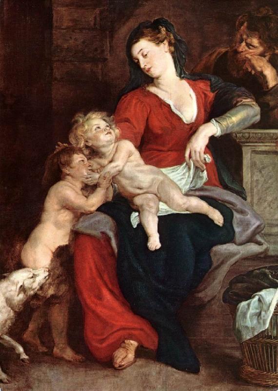 RUBENS, Pieter Pauwel The Holy Family with the Basket f China oil painting art